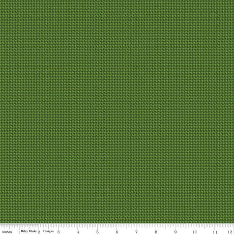 Cozy Autumn Houndstooth Olive