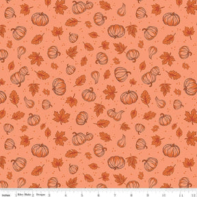 Cozy Autumn Pumpkins Melon