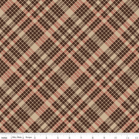 Cozy Autumn Plaid Brown