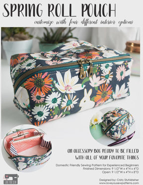 Spring Roll Pouch LYS SPR From Love You Sew By Cristy Stuhldreher