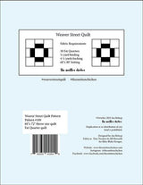 Weaver Street Quilt Printed Pattern Only - Finished Size 60 x 72 TSC-109 From Smitten Chicken By Jen Belnap Fat Quarter friendly pattern