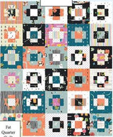 Weaver Street Quilt Printed Pattern Only - Finished Size 60 x 72 TSC-109 From Smitten Chicken By Jen Belnap Fat Quarter friendly pattern