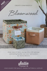Bloomwood Simple Storage Cubes Paper Pattern LST124 - Printed pattern includes instructions for 3 sizes