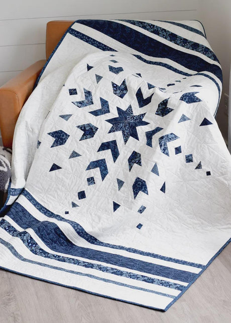 Nordic Frost Quilt -Printed Quilt Pattern CP148 - From The Cloth Parcel
