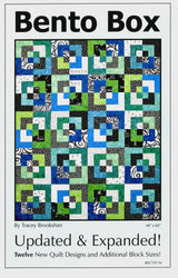 Bento Box-Updated and Expanded Quilt Pattern 07707-N From Brookshier Design Studio By Tracey Brookshier, Paper Pattern Only