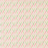 a repeating pattern of vertical lines in various colors, including red, green, and white, creating a visually striking and vibrant design.
