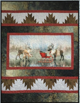 Gathering Quilt Pattern Card by Sugar Pine Quilt Designs for Villa Rosa Designs finished size 48"x60"
