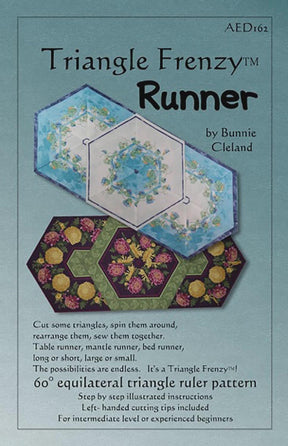 Triangle Frenzy by Bunnie Cleland - Triangle table runner