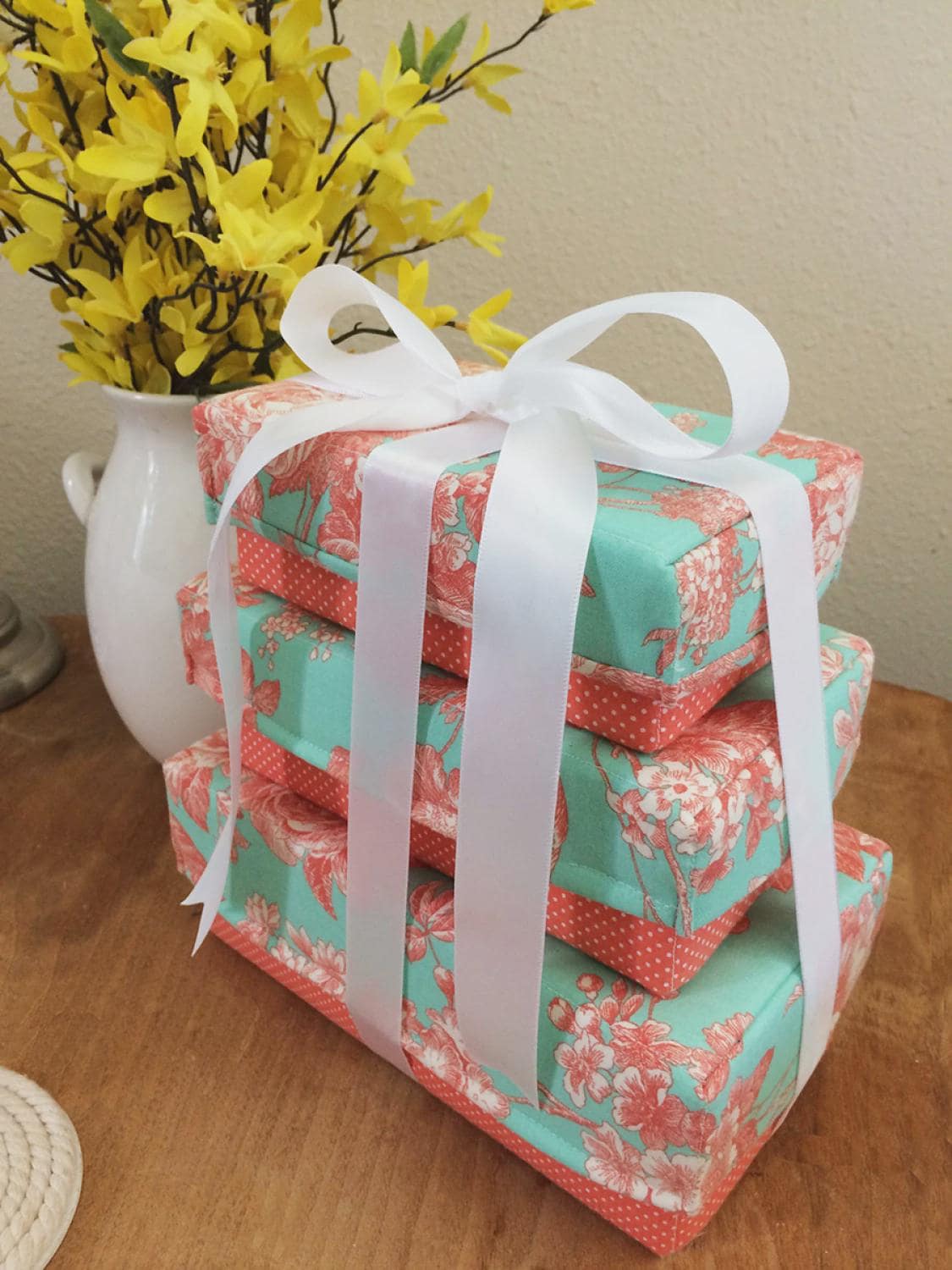Cozy Nesting Boxes Printed Pattern Only CND126 From Cozy Nest Design By Sarah Gido, Multi size box pattern