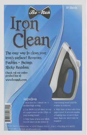 Iron Clean BO5003 by Bo Nash 10 sheets
