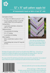 The Broken Herringbone Quilt Pattern VC001 By Violet Craft Printed Pattern Only
