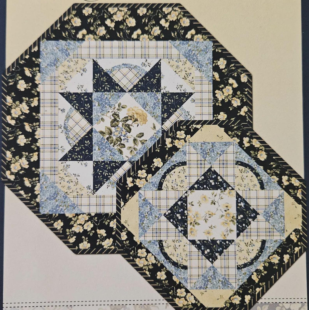 Rosie O' Doiley Octagon Table Topper Quilt Pattern by Sonja Lea Designs SLDIII-MSG Multiple sizes Printed Pattern Only