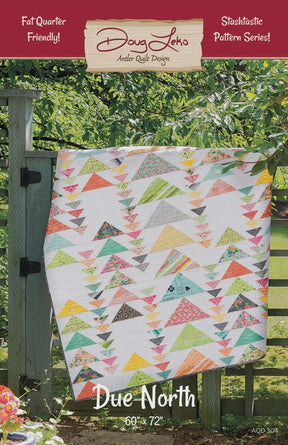 Due north Quilt Pattern AQD 304 by Antler Quilt Design Printed Pattern Only