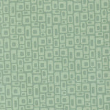 a repeating pattern of small square shapes in various shades of green and gray.