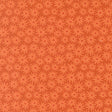 a repeating pattern of orange flowers on a dark background.