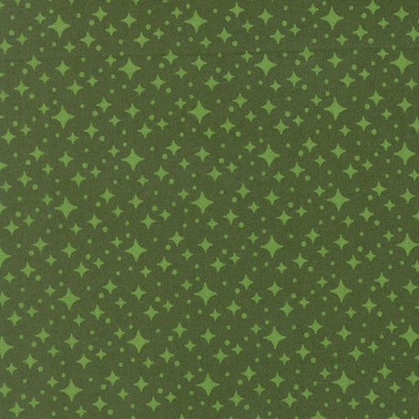 a repeating pattern of small green dots on a dark green background.