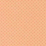 a repeating pattern of small orange and white stars arranged in a diagonal grid-like pattern.