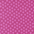 a repeating pattern of pink flowers on a purple background.