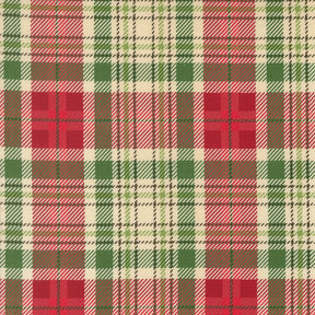 a repeating pattern of red and green plaid squares, creating a visually appealing and textured design.