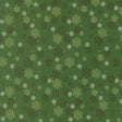 a repeating pattern of green snowflakes on a dark green background.
