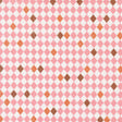 a repeating pattern of pink and white squares, with some brown squares interspersed throughout.