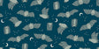 The image is a repeating pattern of gray bats flying against a dark blue background with white stars and crescent moons.