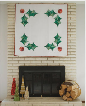 The Holly Holiday Quilt Pattern VC008 By Violet Craft Printed Pattern Only