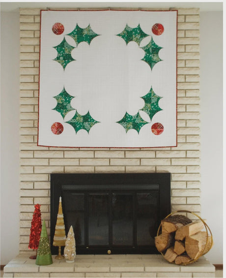 The Holly Holiday Quilt Pattern VC008 By Violet Craft Printed Pattern Only