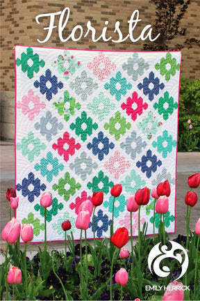 Florista Printed Pattern Only EHD104 From Crazy Old Ladies by Emily Herrick Multiple Sizes