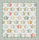 Bunny Town Quilt Pattern by Barbara Cherniwchan for Coach House Designs CHD-2116 76 x 78