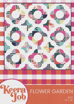 Flower Garden Quilt Pattern LLS120 By Keera Job from Live Love Sew Pattern Co Printed Pattern Only