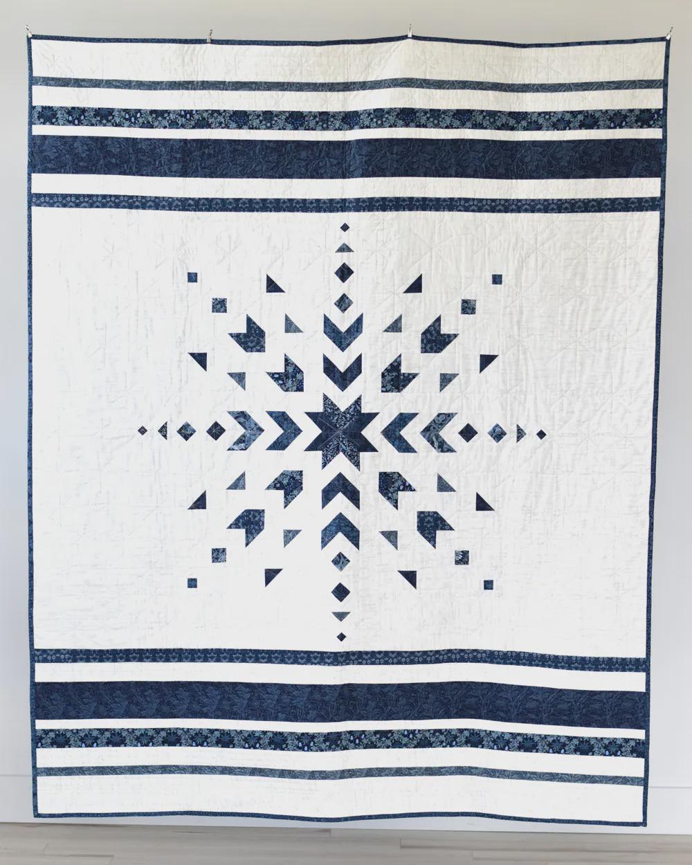 Nordic Frost Quilt -Printed Quilt Pattern CP148 - From The Cloth Parcel