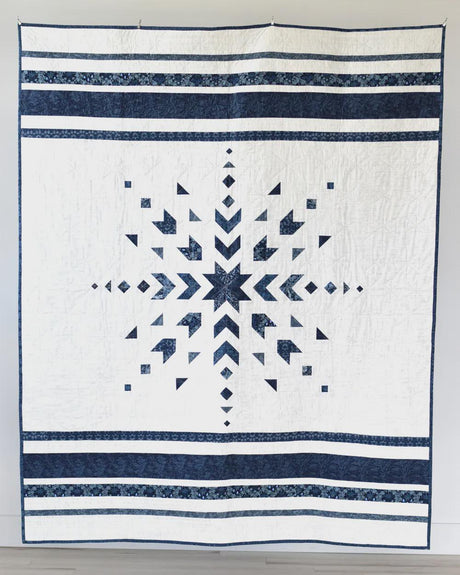 Nordic Frost Quilt -Printed Quilt Pattern CP148 - From The Cloth Parcel