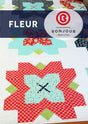 Fleur Quilt Pattern BQ104 From Bonjour Quilts By Kirsty Cleverly Paper Pattern Only