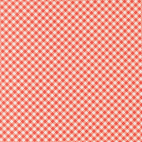 a repeating pattern of red and white checkered squares, creating a visually striking and textured design.