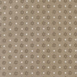 a repeating pattern of brown flowers with white polka dots on a beige background.