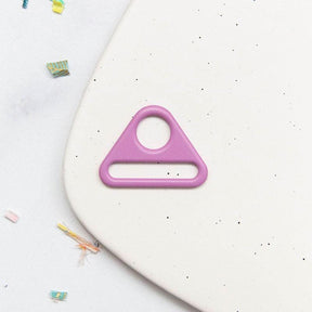 1.5" Triangle Ring Plum SSCH100 by Stitch Supply Co Bag hardware