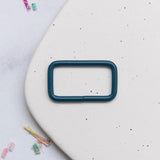 1.5" Rectangle Ring Teal SSCH39 by Stitch Supply Co Bag Hardware