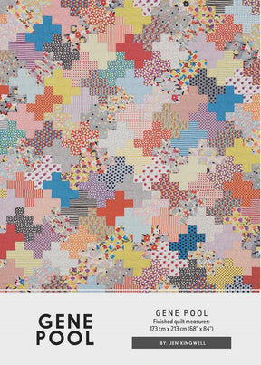 Gene Pool Quilt Pattern JKD5194 by Jen Kingwell Designs Printed Pattern Only