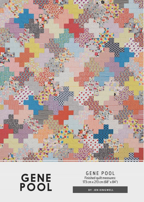 Gene Pool Quilt Pattern JKD5194 by Jen Kingwell Designs Printed Pattern Only