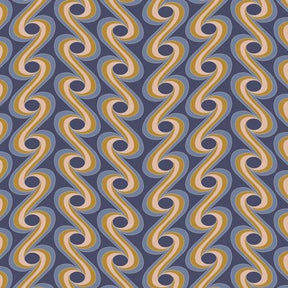 Athena Draped Volute Ocean by Angela Walters for Art Gallery ATH-146 Sold in 1/2 Yard Increments
