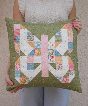 Wild Honey Mini Charmed Pillow Kit by Lella Boutique Green Background