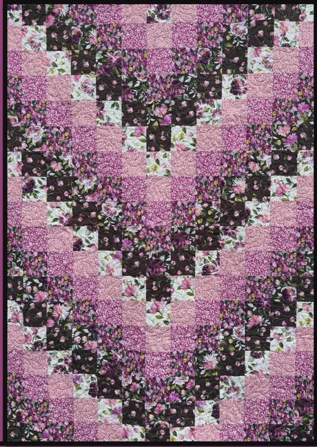 Melrose Printed Quilt Pattern by Villa Rosa Designs 46" x 63"