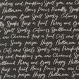 a blackboard with white writing on it