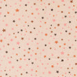 a pattern of small stars in various shades of pink and brown, scattered across a light-colored background.