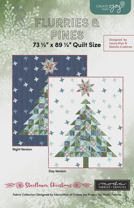 Flurries & Pines Quilt Pattern CJP2009 by Laura Muir for Create Joy Project