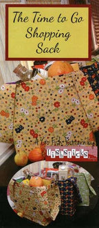 The Time to Go Shopping Sack by Fishsticks Designs - Printed Pattern Only - TGSS00