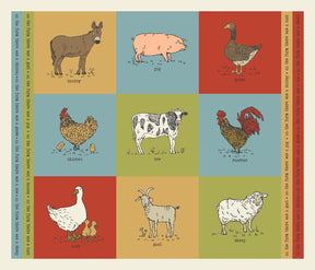 Farmstead 1 Yard Panel Yardage 20908 11 Sold in 1 Yard increments by Stacy Iest Hsu for Moda Fabrics 20908 11