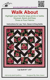 Walk About Pattern GGGWA Designed by Ann Lauer from Grizzly Gulch Gallery Printed Pattern Only
