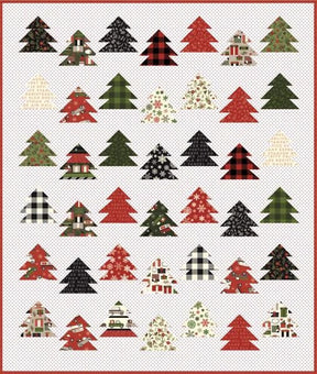 Tree Farm Quilt Pattern LLS123 By Keera Job from Live Love Sew Pattern Co Printed Pattern Only